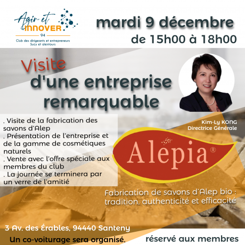 Visite d'entreprise | Alépia
